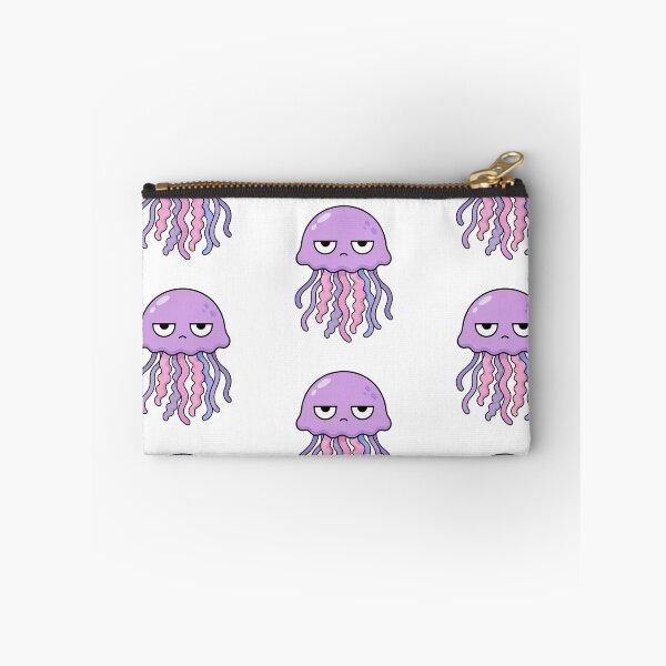 Item preview, Unimpressed Jellyfish Resting Bitch Face Cartoon designed and sold by Bitchy Little Things.