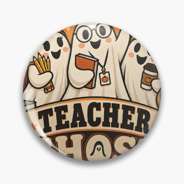 Item preview, Teacher Ghost Crew - Cute Retro Halloween Educator designed and sold by Xnuery.