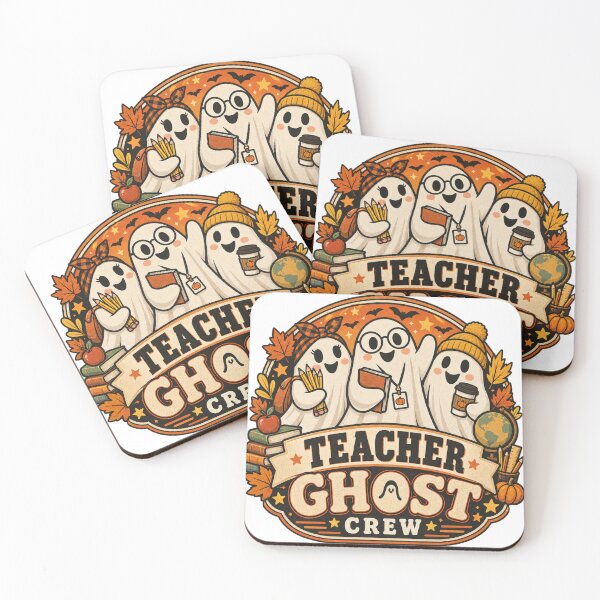 Item preview, Teacher Ghost Crew - Cute Retro Halloween Educator designed and sold by Xnuery.