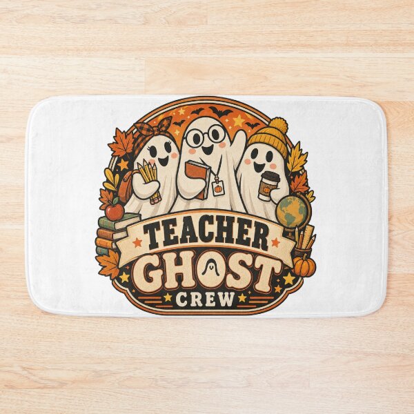 Item preview, Teacher Ghost Crew - Cute Retro Halloween Educator designed and sold by Xnuery.