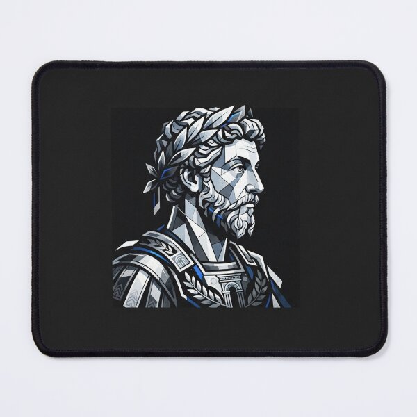 Item preview, Marcus Aurelius Geometric Roman Emperor Portrait designed and sold by Owcomm.