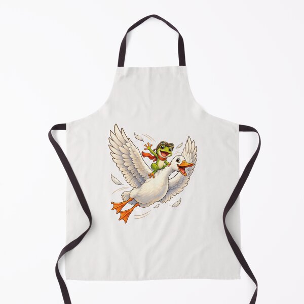 Item preview, Funny Frog Flying Goose Adventure Retro Drawing Style Art Nature Lover png, Retro Animal designed and sold by Pawsome Quotes.