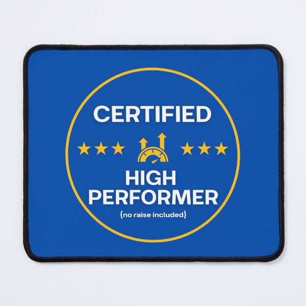 Item preview, Certified High Performer Badge Gift for Team Coworker designed and sold by HypercareClub.