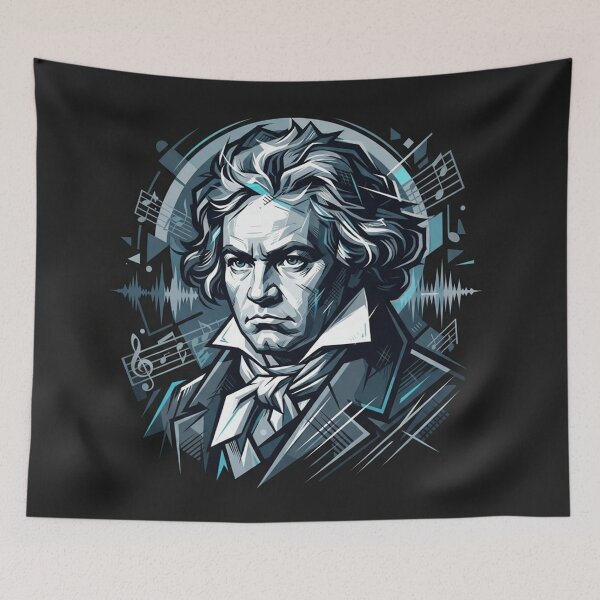 Item preview, Ludwig van Beethoven Classical Music Portrait designed and sold by Owcomm.