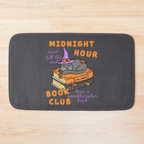 Item preview, Cute Cat Reading, Midnight Hour Book Club, Fall Bookish Halloween, Love Cats and Books, One More Chapter designed and sold by Forevermore.