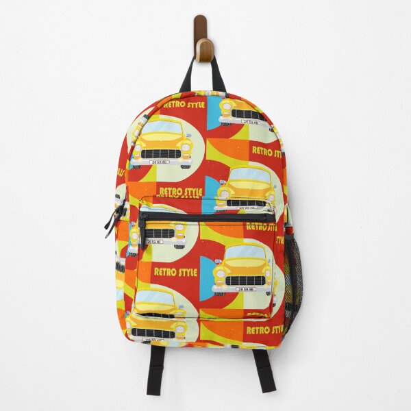 Item preview, retro style with a yellow car designed and sold by Zhanna LL.