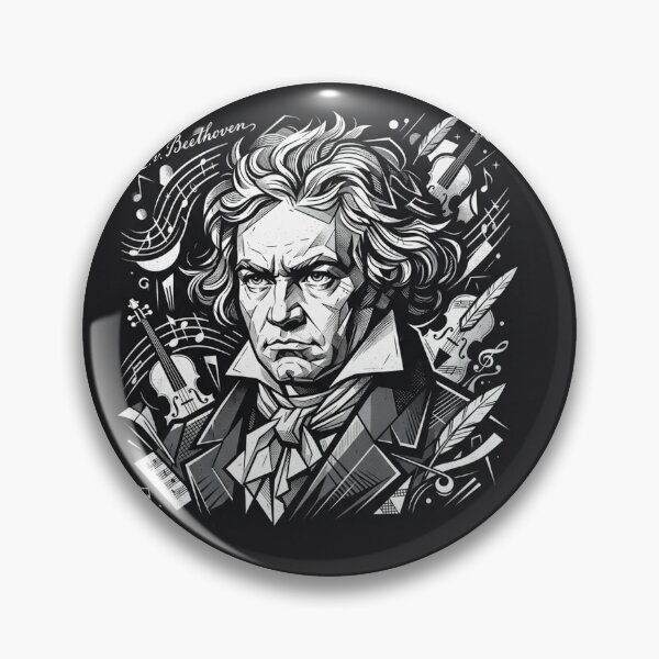 Artikelvorschau, Ludwig van Beethoven Klassische Musik Porträt entworfen und verkauft von Owcomm.