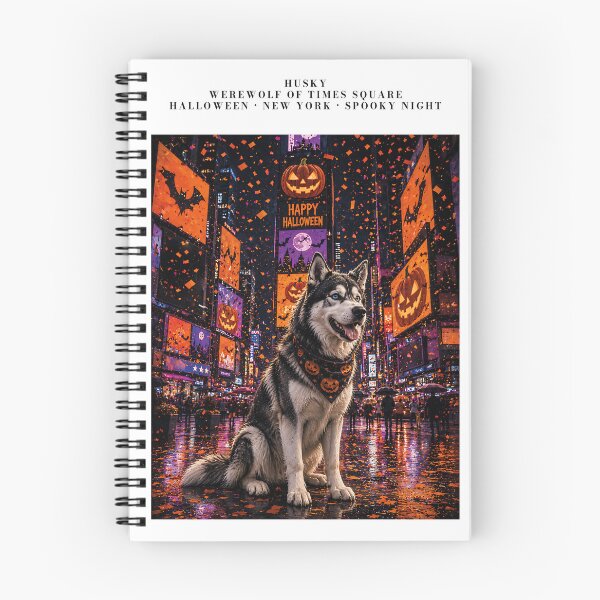 Item preview, Wolf Husky in Times Square Halloween designed and sold by Nomad-Paws.