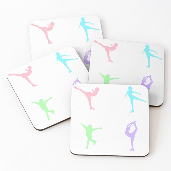 Item preview, Figure Skating Pastel Sticker Pack/Sheet designed and sold by SlimyFish.