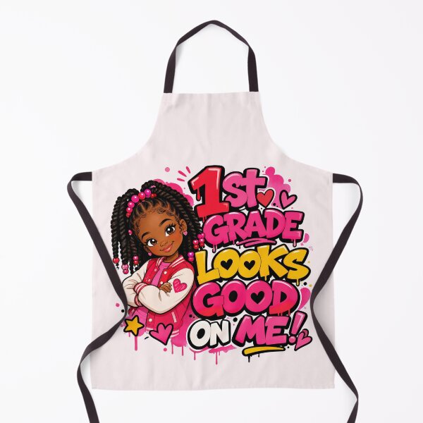 Item preview, 1st Grade Looks Good On Me – Black Girl Back to School designed and sold by MomParentADHD.