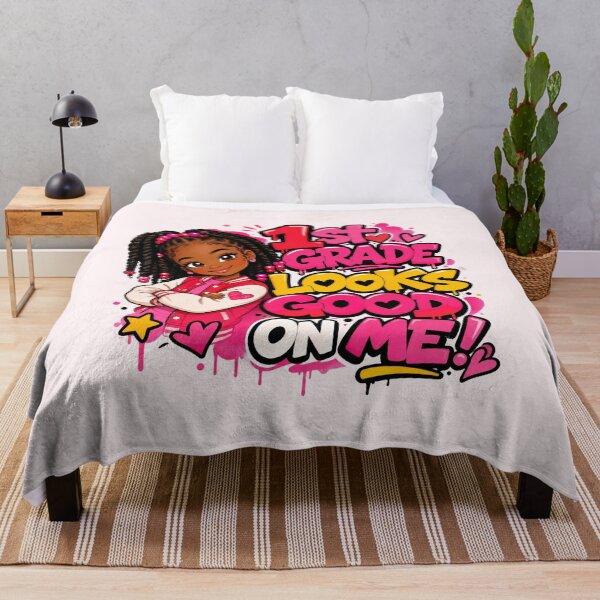 Item preview, 1st Grade Looks Good On Me – Black Girl Back to School designed and sold by MomParentADHD.