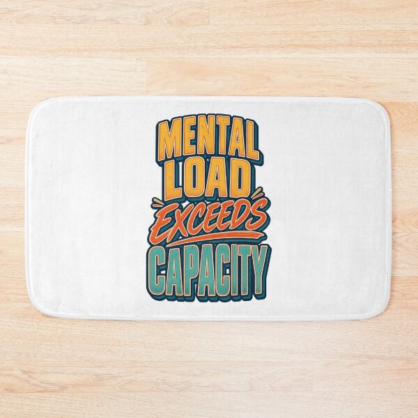 Item preview, Mental Load Exceeds Capacity Vintage designed and sold by FZ Studio .