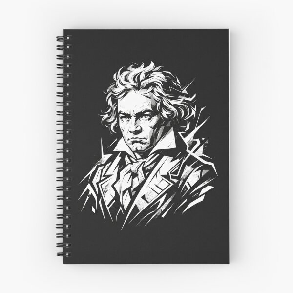 Item preview, Ludwig van Beethoven Portrait Black And White designed and sold by Owcomm.