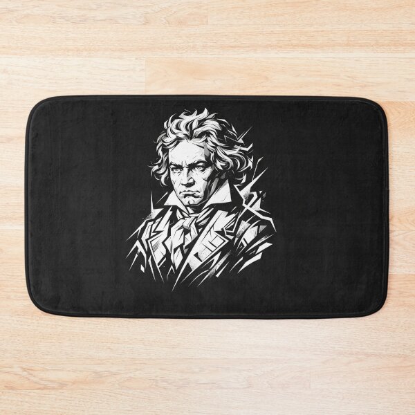 Item preview, Ludwig van Beethoven Portrait Black And White designed and sold by Owcomm.