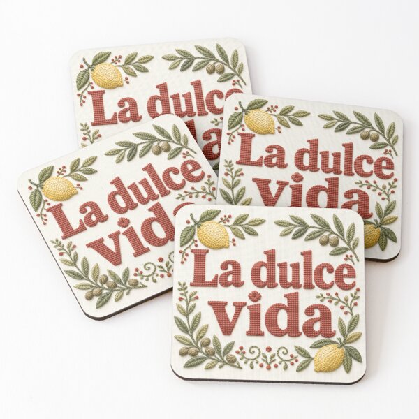 Item preview, La Dulce Vida Embroidery Style Lemon Design designed and sold by HappyOops.