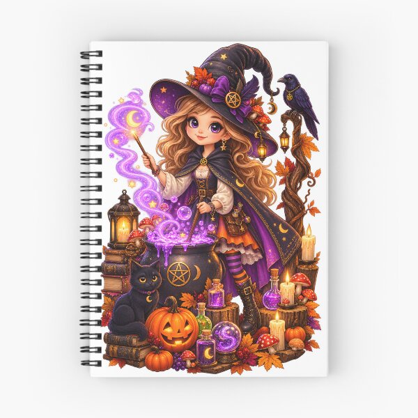Item preview, Magical Halloween Witch – Cute Potion Brewing Design designed and sold by Clothes With Smiling Animals Walt Gral.