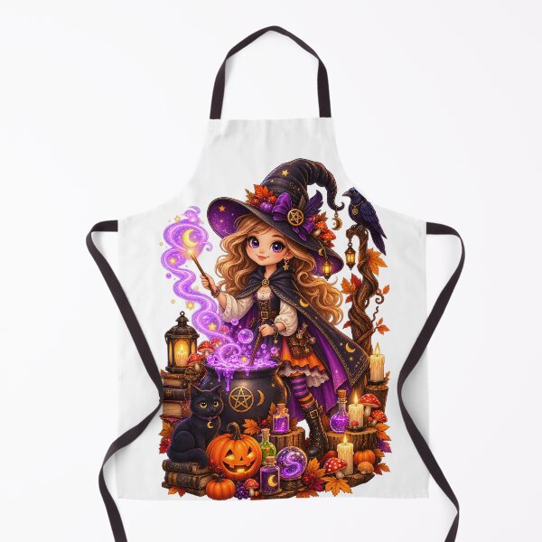 Item preview, Magical Halloween Witch – Cute Potion Brewing Design designed and sold by Clothes With Smiling Animals Walt Gral.