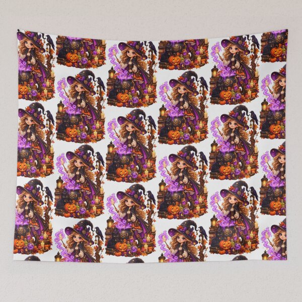 Item preview, Magical Halloween Witch – Cute Potion Brewing Design designed and sold by Clothes With Smiling Animals Walt Gral.