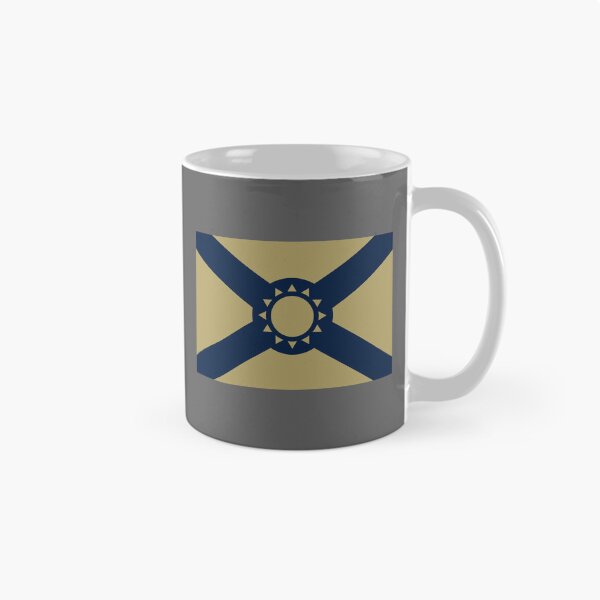 Item preview, Simplified Florida Flag in Blue and Bronze designed and sold by Karate Octopus.