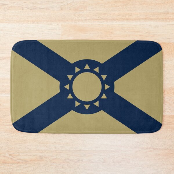 Item preview, Simplified Florida Flag in Blue and Bronze designed and sold by Karate Octopus.