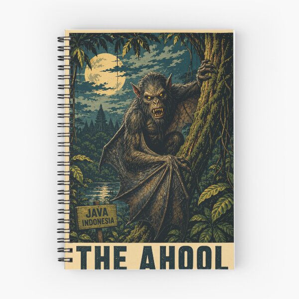 Item preview, The Ahool Cryptid Java Indonesia Pop Art designed and sold by redsharkuk.