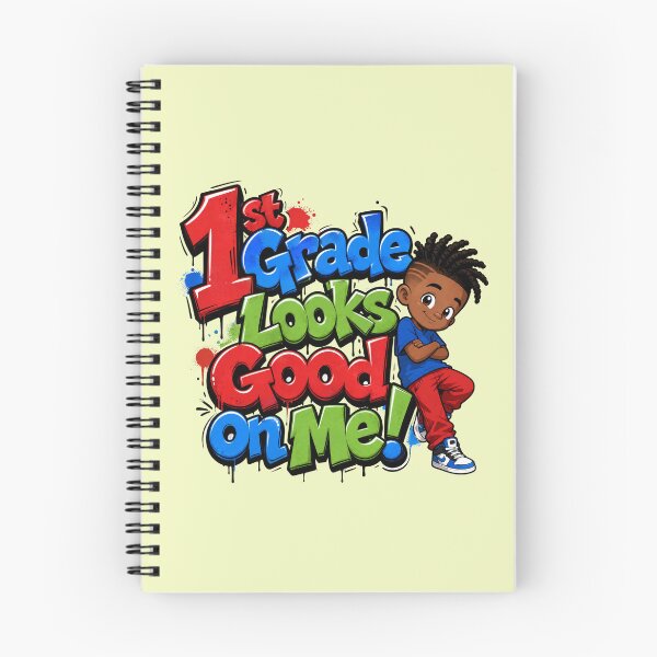 Item preview, 1st Grade Looks Good On Me – Black Boy Back to School designed and sold by MomParentADHD.