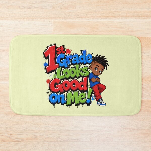 Item preview, 1st Grade Looks Good On Me – Black Boy Back to School designed and sold by MomParentADHD.