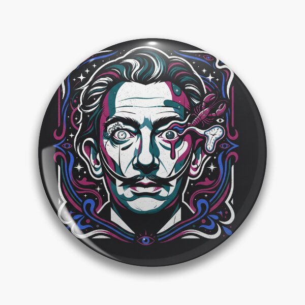 Item preview, Salvador Dali Surrealist Time Masterpiece Portrait designed and sold by Owcomm.