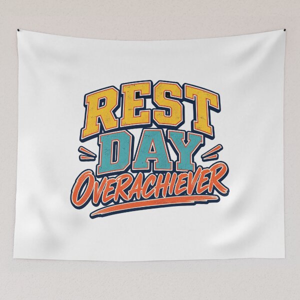 Item preview, Rest Day Overachiever Vintage Gym designed and sold by FZ Studio .