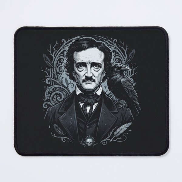 Item preview, Edgar Allan Poe Gothic Raven Portrait designed and sold by Owcomm.