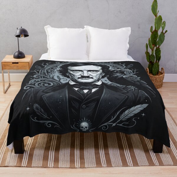 Item preview, Edgar Allan Poe Gothic Raven Portrait designed and sold by Owcomm.