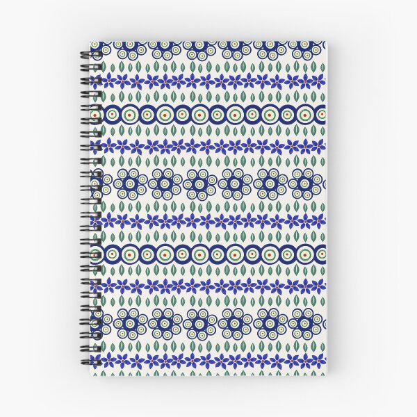 Item preview, Polish Pottery Traditional Peacock Eye and Blue Daisy Floral designed and sold by KrisInStitches.