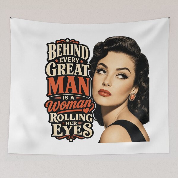 Item preview, Behind Every Great Man ... designed and sold by BestCoolStuff.