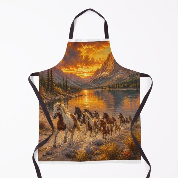 Item preview, Herd of Horses designed and sold by Artnovalty.redbubble.com.