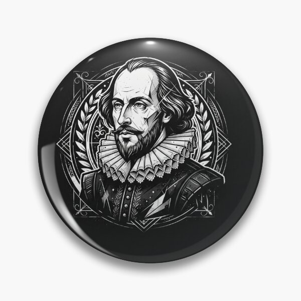 Item preview, William Shakespeare Vintage Portrait Illustration designed and sold by Owcomm.