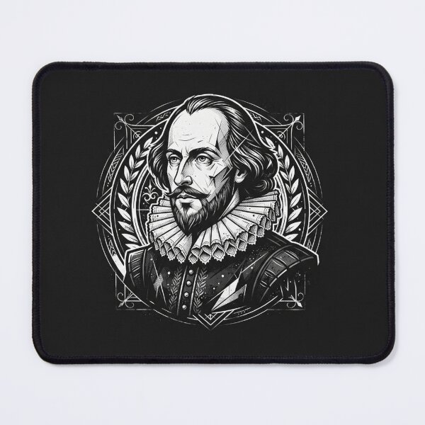 Item preview, William Shakespeare Vintage Portrait Illustration designed and sold by Owcomm.