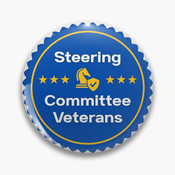 Item preview, Steering Committee Veterans - Funny SAP Team Badge designed and sold by HypercareClub.