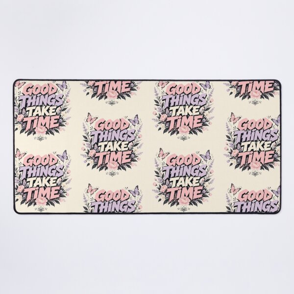 Item preview, Good Things Take Time Bold Streetwear Floral Design designed and sold by HappyOops.