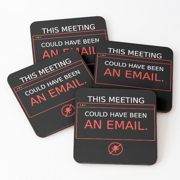 Item preview, This Meeting Could Have Been An Email Muted Mic designed and sold by Corpoheroes.