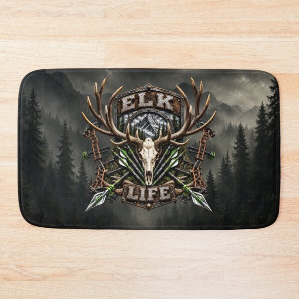 Item preview, Elk Life – Bowhunting Elk Skull & Archery Hunting Design designed and sold by artistwill.