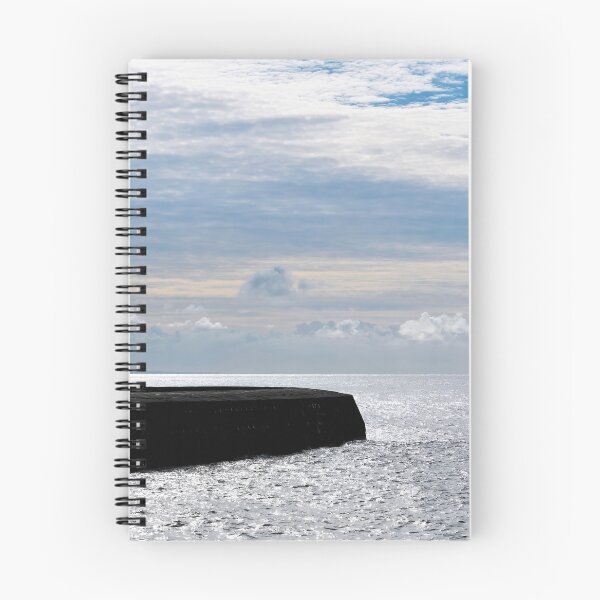 Item preview, Cobb Harbour Wall at Lyme Bay Silhouetted Against Stormy September Light designed and sold by Dorset Girl.