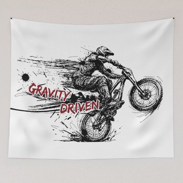 Item preview, Mountainbike MTB bike Sketch, Gravity Driven, Mountainbike Downhill, Minimalist Line Art Tee, biker gift designed and sold by PINEZKA_DESIGN.