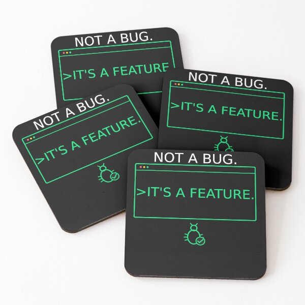 Item preview, Not A Bug It's A Feature Programmer Terminal designed and sold by Corpoheroes.
