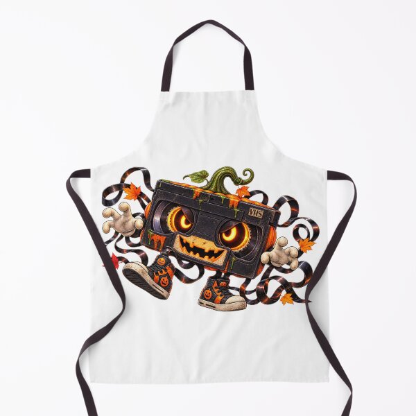 Item preview, VHS Pumpkin Monster – Retro Horror Tape Character designed and sold by The Cutting Room.