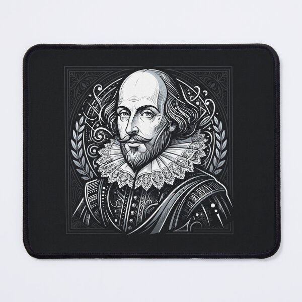 Item preview, William Shakespeare Portrait Vintage Engraving Style designed and sold by Owcomm.