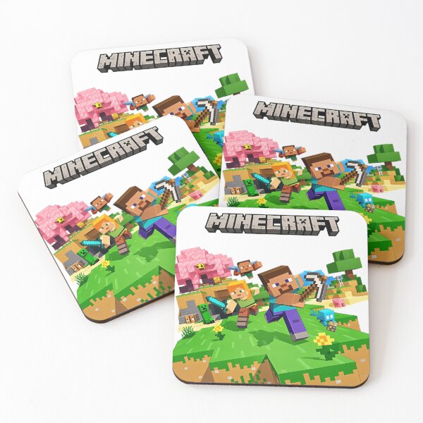 Item preview, Minecraft Overworld Heroes Squad - Steve Alex and Mobs Adventure Block Party designed and sold by HoMya.