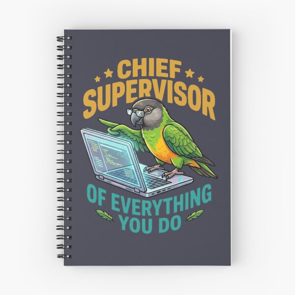 Item preview, Chief Supervisor of Everything You Do Parrot Office Humor designed and sold by PunchDrop.