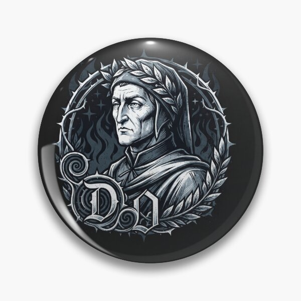 Item preview, Dante Alighieri Epic Poet Laurel Wreath Portrait designed and sold by Owcomm.
