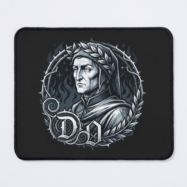 Item preview, Dante Alighieri Epic Poet Laurel Wreath Portrait designed and sold by Owcomm.