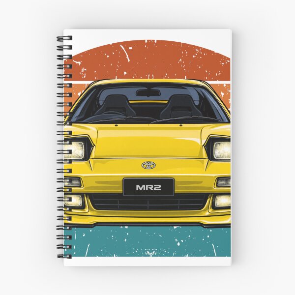 Item preview, 90s Japanese Sports Car YELLOW MR2 Retro Sunset Graphic designed and sold by spoxi717.